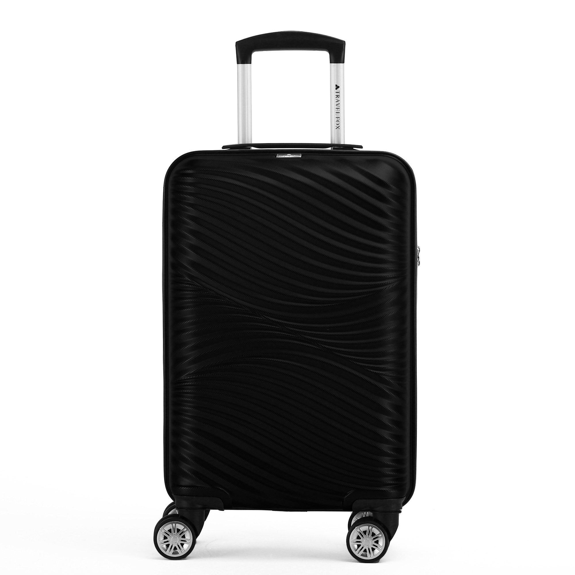 20吋水雲拉鍊登機箱/行李箱-黑