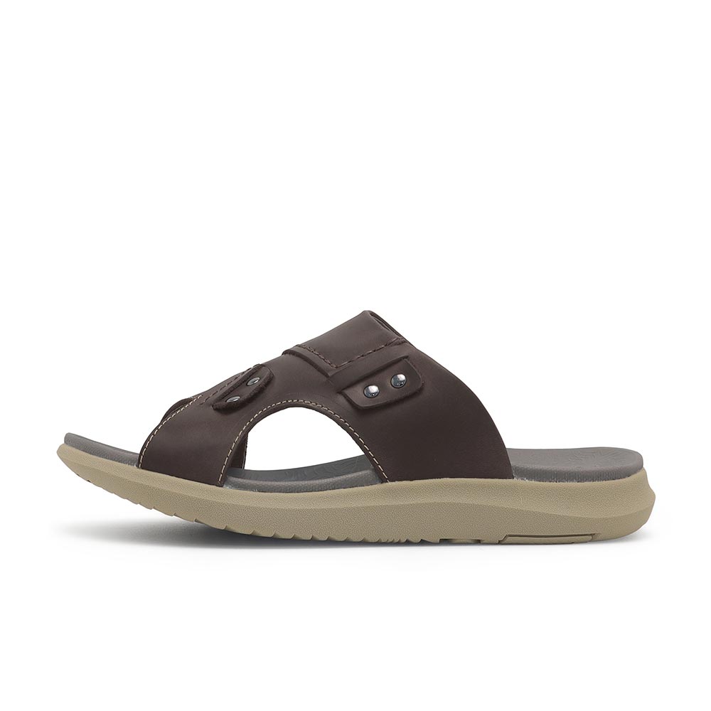 Foxitaly Fion 拖鞋-深咖啡