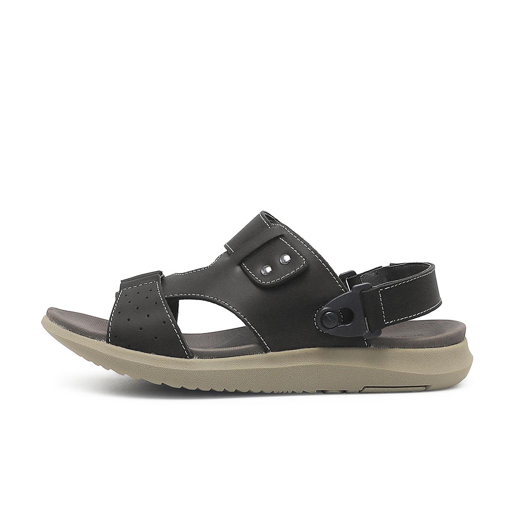 Foxitaly Faith 兩穿式涼拖鞋-黑