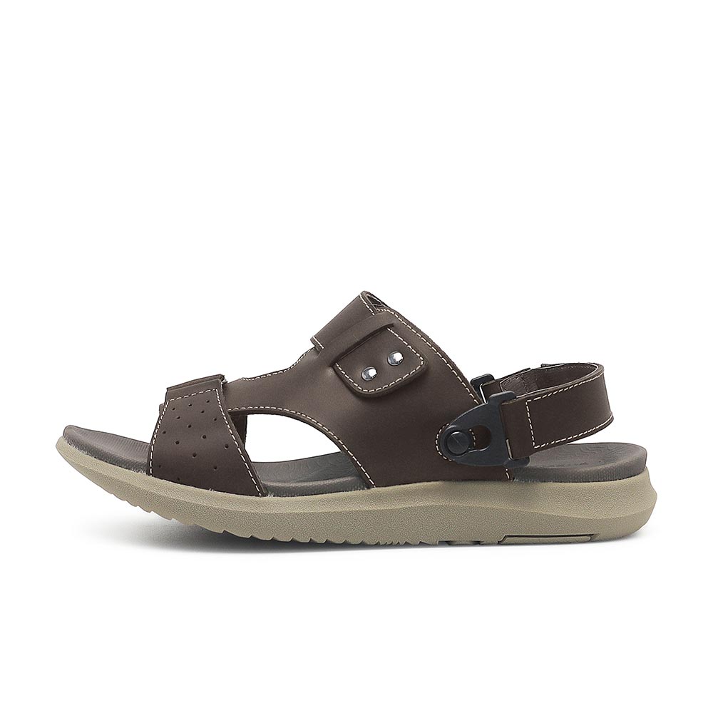 Foxitaly Faith 兩穿式涼拖鞋-深咖啡