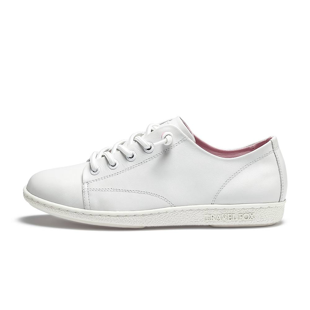 Fatima II 經典復刻免綁帶記憶小白鞋/休閒鞋-乳白