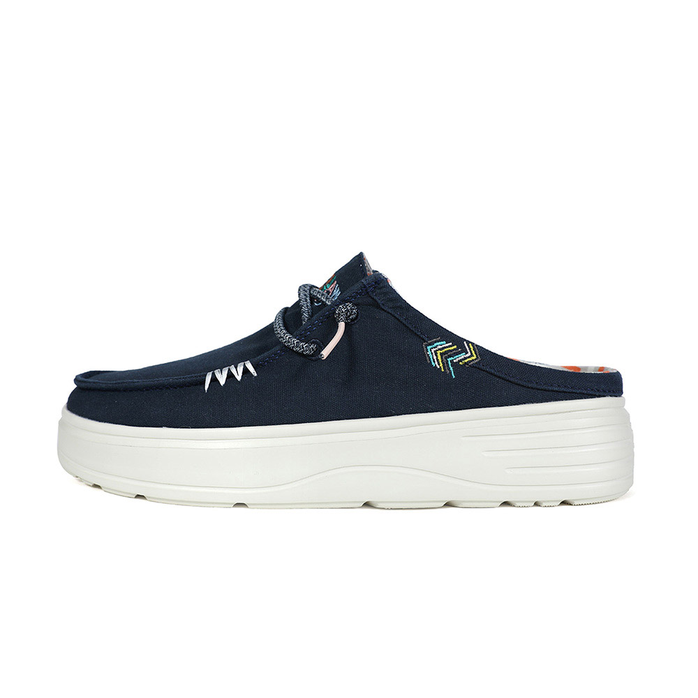 BLOCK CAPARICA 厚底時尚穆勒鞋-伯爵藍