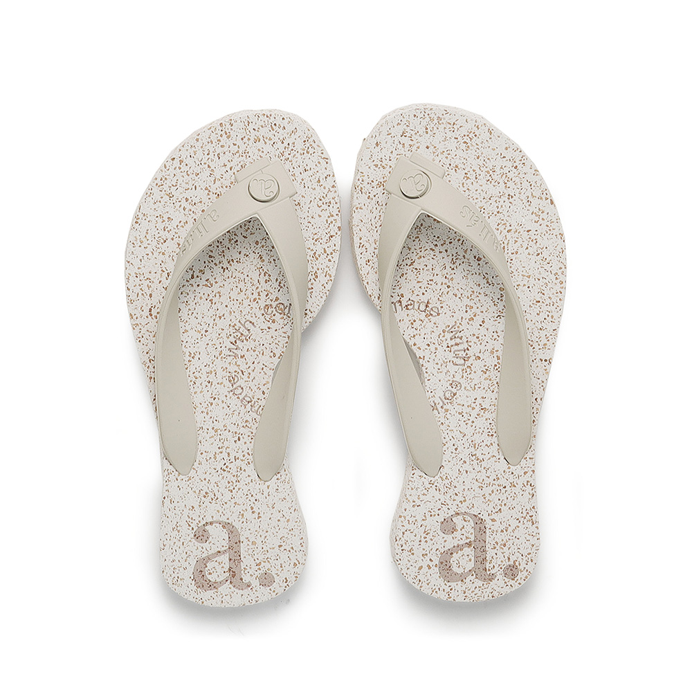 夾腳拖/人字拖-淺灰