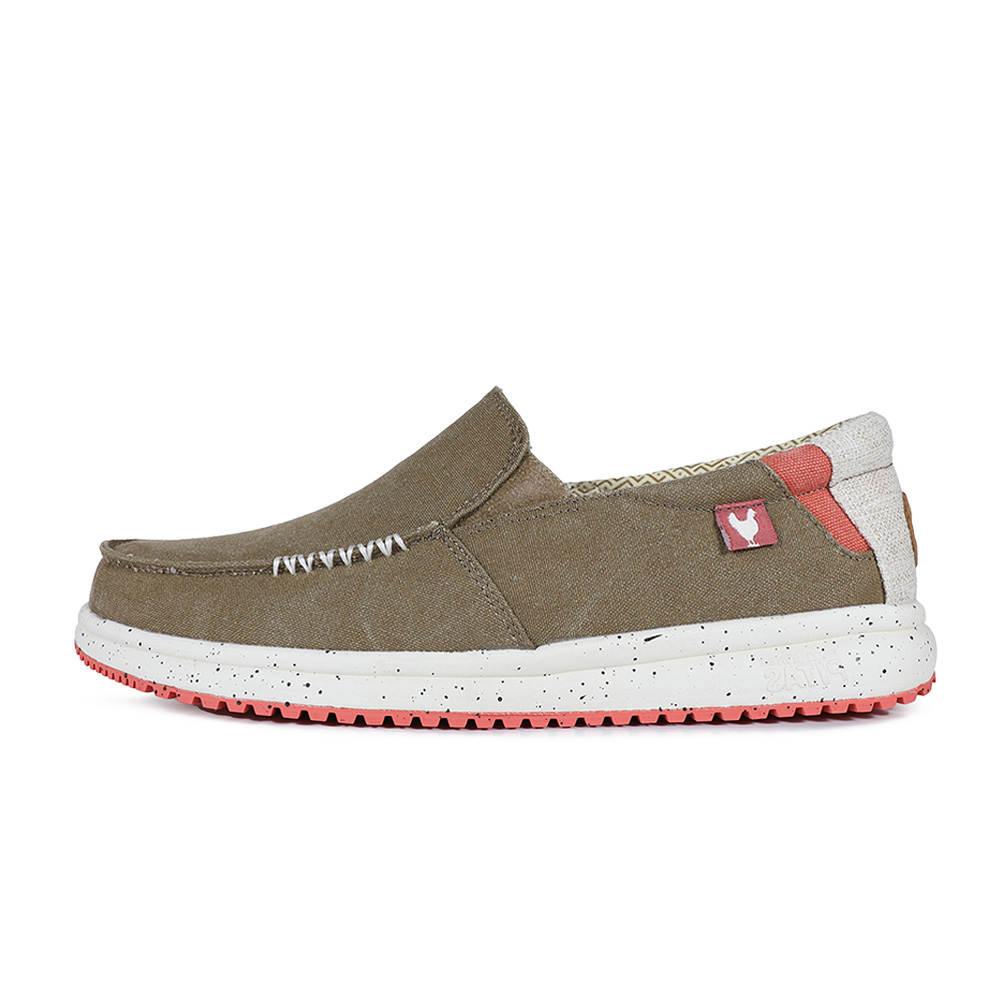 WAVE INTAKI 時尚懶人鞋-駱駝棕