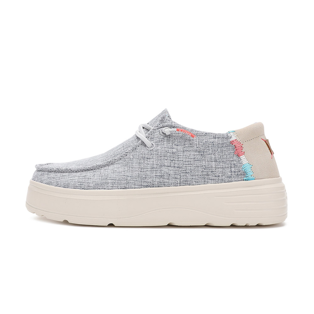 BLOCK POPPY 厚底時尚懶人鞋-藍莓蘇打