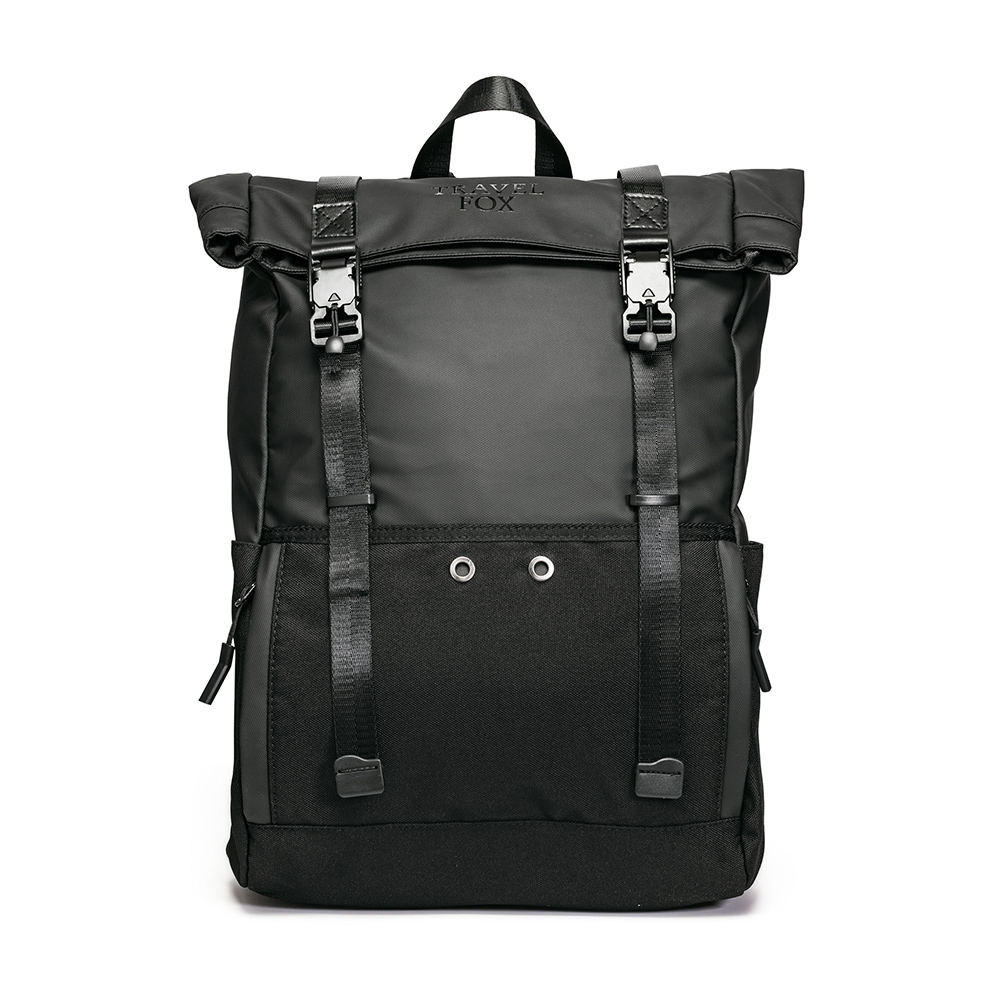 黑潮防潑水後背包-黑