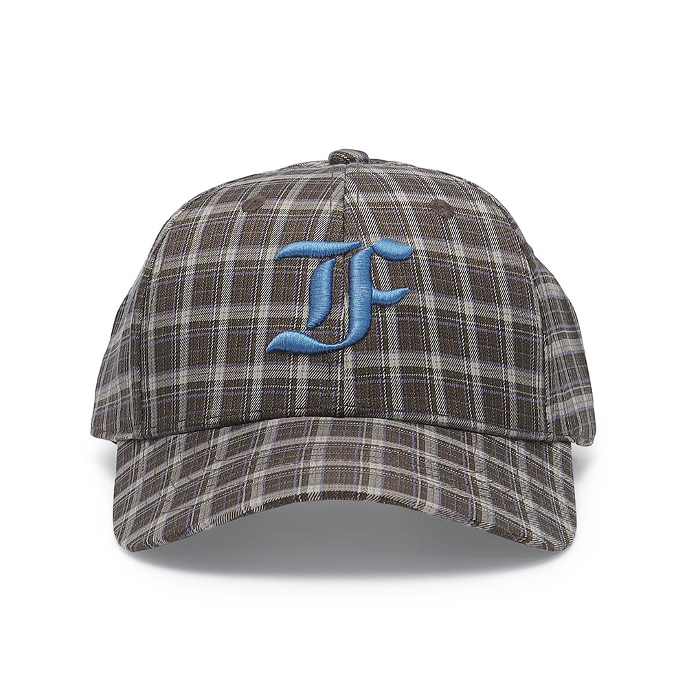 立體繡球帽-咖啡