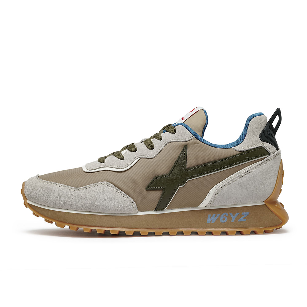 JET2-M 運動風休閒鞋-灰/卡其/綠